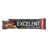 Протеїновий батончик NUTREND Excelent Protein bar (Шоколад + Нуга з журавлиною) 85 г