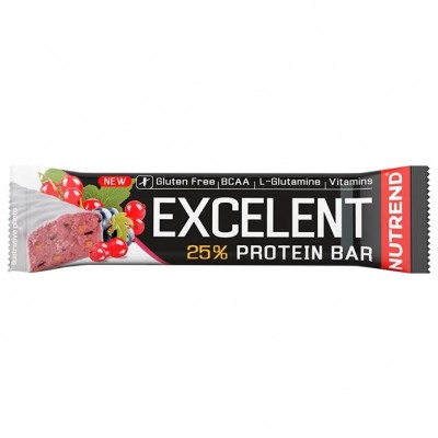 Протеїновий батончик Nutrend Excelent Protein bar (чорна смородина + журавлина) 85 г