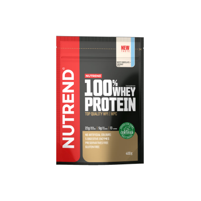 Протеин Nutrend 100% Whey Protein (Белый шоколад + Кокос) 400 г