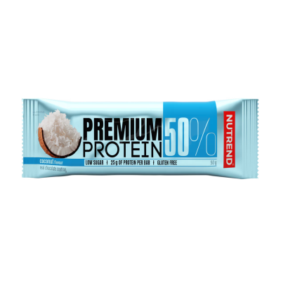 Протеїновий батончик Nutrend Premium Protein 50 Bar (кокос) 50 г