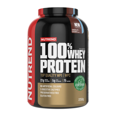 Протеїн Nutrend 100% Whey Protein (Білий шоколад + Кокос) 2250 г