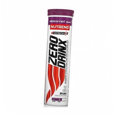 Ізотонік у таблетках Nutrend Zerodrinx Tabs (чорна cмородина) 18 таблеток