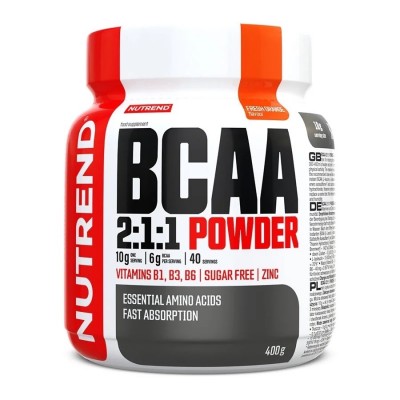 Аминокислоты Nutrend BCAA 2:1:1 Powder (Апельсин) 400 г