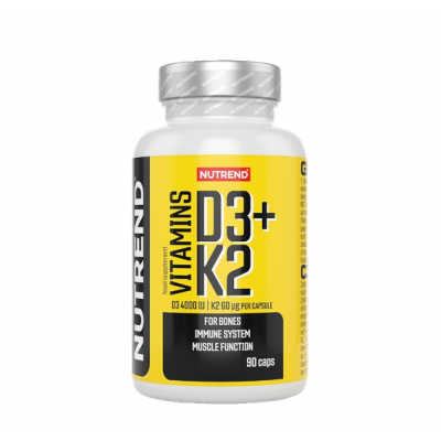 Витамин Nutrend Vitamin D3+K2, 90 капсул