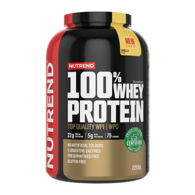 Протеин Nutrend 100% Whey Protein (Ваниль) 2250 г