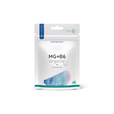 Магній та вітамін B6 Nutriversum MG+B6 ORGANIC, 60 таблеток