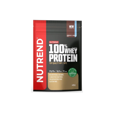 Протеїн Nutrend 100% Whey Protein (чорний шоколад + кокос) 400 г