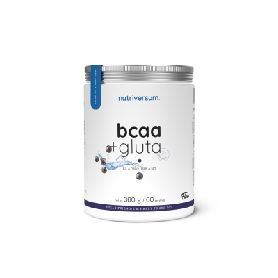 Аминокислоты Nutriversum BCAA+GLUTA (черная смородина) 360 г