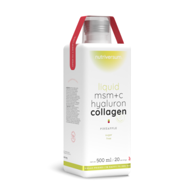 Коллагеновый напиток Nutriversum LIQUID MSM+C HYALURON COLLAGEN (ананас) 500 мл