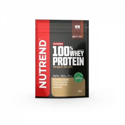 Протеїн Nutrend 100% Whey Protein (шоколад + какао) 400 г