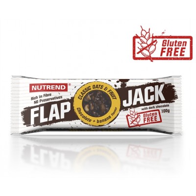 Углеводный батончик NUTREND Flap Jack (Шоколад + Банан) 100 г