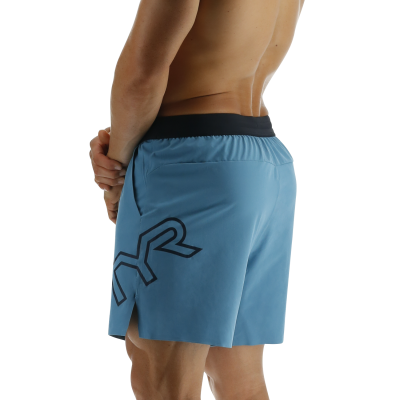 Чоловічі шорти TYR Men's Hydrosphere Unbroken Unlined 7 - Big Logo (MUSUSL3A-447)