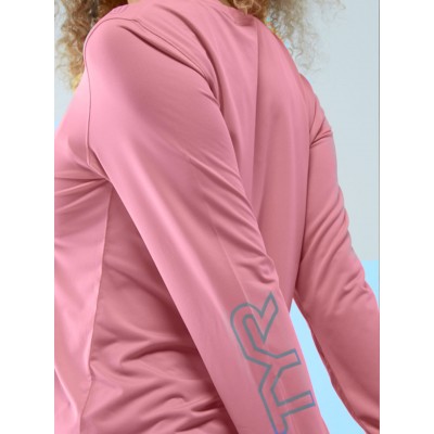 Жіноча футболка з рукавами і капюшоном TYR Women’s SunDefense Hooded Shirt (TSFLH7A-832)