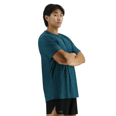 Футболка чоловіча з короткими рукавами TYR Men's Airtec Tee- Solid (MPTSO3A-975)