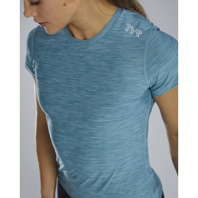 Жіноча футболка з короткими рукавами TYR Women's Airtec Short Sleeve Tee Solid (FPTSO3A-971)