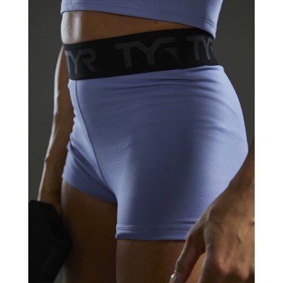 Шорти жіночі із середньою талією TYR Women's Base Kinetic Mid-Rise Logo 2" Short (FTMRSL3A-986)