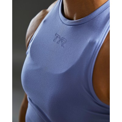 Спортивний жіночій топ TYR Women's Base Kinetic Cropped High Neck Tank - Solid (FGCHTS3A-986)