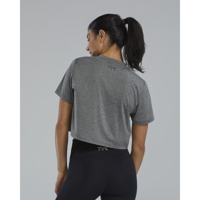 Жіноча футболка TYR ClimaDry Women's Cropped Tech Tee