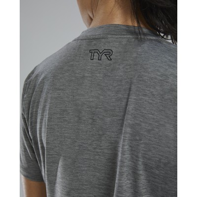 Жіноча футболка TYR ClimaDry Women's Cropped Tech Tee