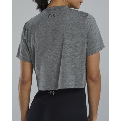 Жіноча футболка TYR ClimaDry Women's Cropped Tech Tee