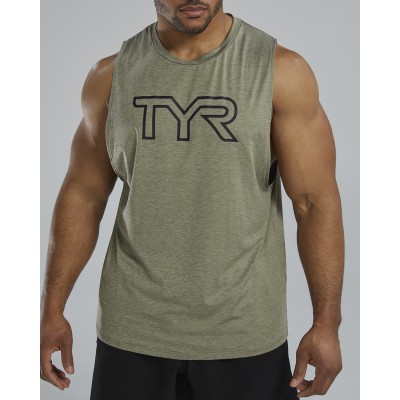 Чоловіча майка TYR Men's ClimaDry Big Logo Tech Tank – Solid (MMTKSO3A-930)