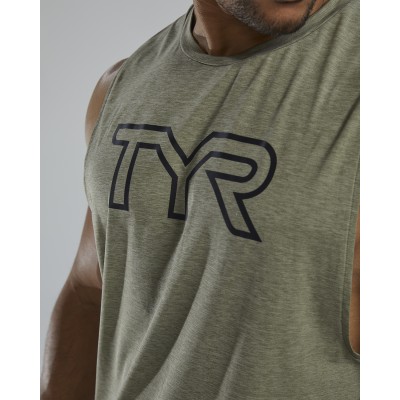 Чоловіча майка TYR Men's ClimaDry Big Logo Tech Tank – Solid (MMTKSO3A-930)