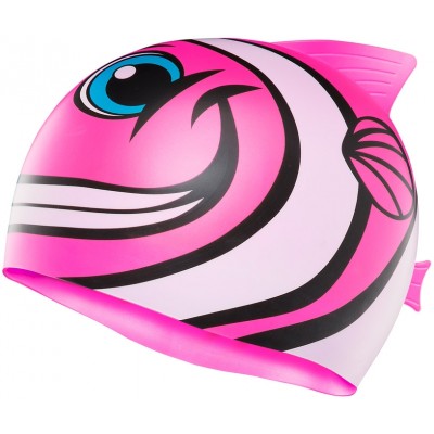 Шапочка для плавання TYR CharacTYRS Happy Fish Silicone Kids’ Swim Cap (LCSHFISH-693)