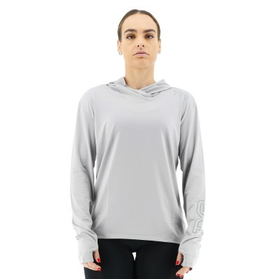 Женская футболка с рукавом и капюшоном TYR Women’s SunDefense Hooded Shirt (TSFLH7A-050)