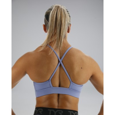 Спортивний жіночій топ TYR Women's Base Kinetic High Neck Sports Bra – Solid (FGHSO3A-986)