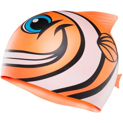 Шапочка для плавання TYR CharacTYRS Happy Fish Silicone Kids’ Swim Cap (LCSHFISH-810)