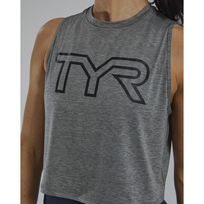 Жіноча майка TYR Women's ClimaDry Crop Tech Tank – Solid