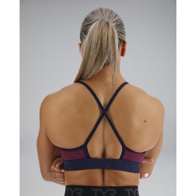 Спортивний жіночій топ TYR Women's Base Kinetic High Neck Sports Bra – Ember (FGHEM3A-611)