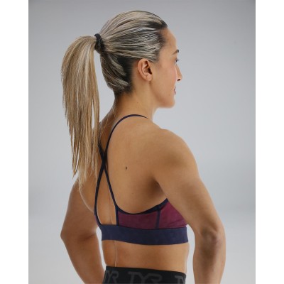 Спортивний жіночій топ TYR Women's Base Kinetic High Neck Sports Bra – Ember (FGHEM3A-611)