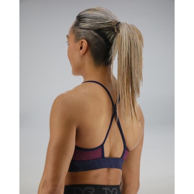 Спортивний жіночій топ TYR Women's Base Kinetic High Neck Sports Bra – Ember (FGHEM3A-611)