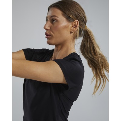 Жіноча футболка з короткими рукавами TYR Women's Airtec Short Sleeve Tee Solid (FPTSO3A-001)