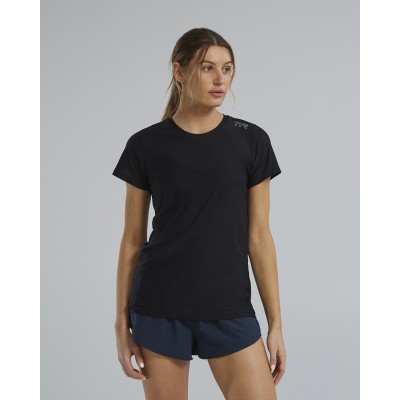 Женская футболка с короткими рукавами TYR Women's Airtec Short Sleeve Tee Solid (FPTSO3A-001)