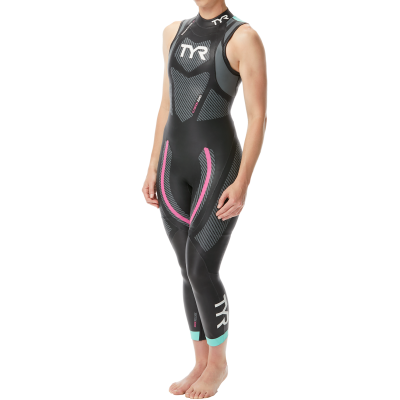 Гідрокостюм жіночий TYR Women’s Hurricane Wetsuit Cat 5 Sleeveless (HCAFSF6A-737)