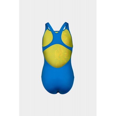 Детский купальник зеленый Arena PALETTE SWIMSUIT SWIM PRO BACK (007918-608)