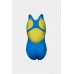 Детский купальник зеленый Arena PALETTE SWIMSUIT SWIM PRO BACK (007918-608)