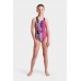 Дитячий купальник рожевий Arena PALETTE SWIMSUIT SWIM PRO BACK (007918-905)