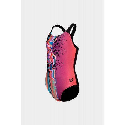 Дитячий купальник рожевий Arena PALETTE SWIMSUIT SWIM PRO BACK (007918-905)
