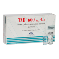 ТАД 600 mg/4ml Препарат ГЛУТАТІОН 10 ампул оригінал (Італія) Biomedica Foscama (Glutathione) Tad 600