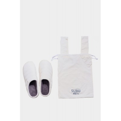 Тапочки клоги SUBU білі RE: NYLON (SR-01-WH)