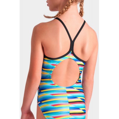 Детски купальник Arena RACING STRIPE SWIMSUIT LIGHTDR (009006-550)