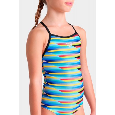 Детски купальник Arena RACING STRIPE SWIMSUIT LIGHTDR (009006-550)
