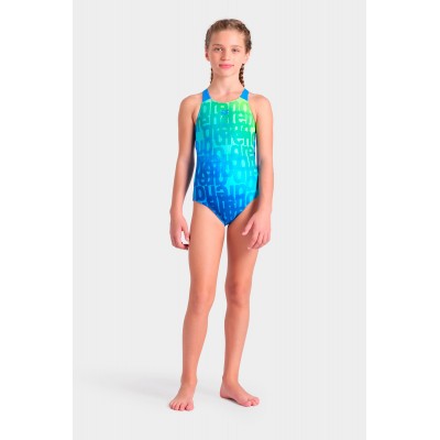 Детский купальник Arena MULTI COLOURS SWIMSUIT V BACK (009007-808)