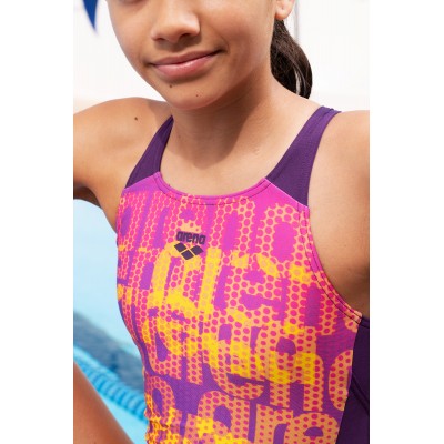 Детский купальник Arena MULTI COLOURS SWIMSUIT V BACK (009007-909)