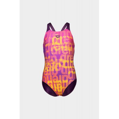 Детский купальник Arena MULTI COLOURS SWIMSUIT V BACK (009007-909)