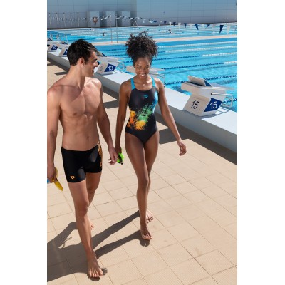 Купальник спортивний для плавання Arena VIBRANT SWIMSUIT SWIM PRO BACK (008936-580)