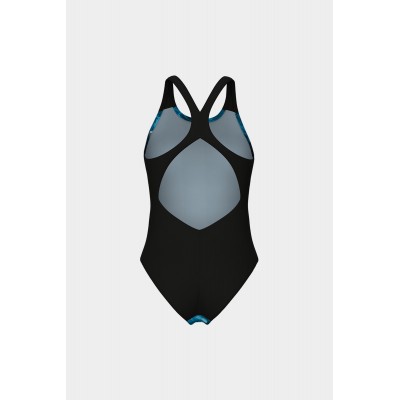 Купальник Arena BLUE FLOWERS SWIMSUIT V BACK (009027-850)